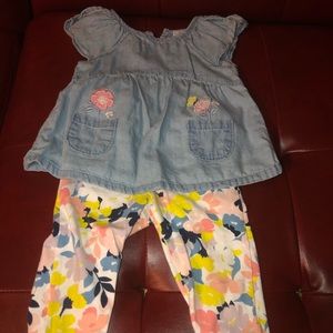 2 pc Carter’s Baby Girl Set